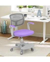 Gouun Adjustable Children Desk Chair with Y-Shaped Lumbar Support and Footrest