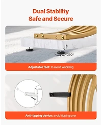 Sugift Narrow Console Sofa Table, 39.4 in, Behind Couch Table with Metal Frame