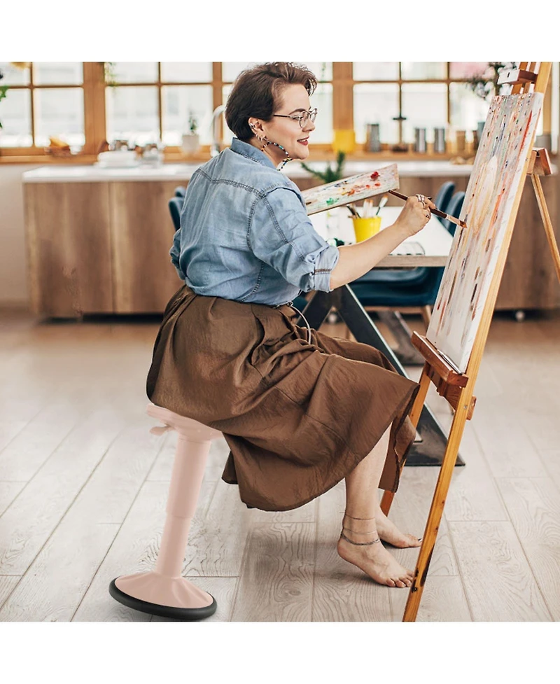 Gouun Adjustable-Height Wobble Stool for Active Seating