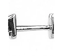 Diamond (1-1/2 ct. t.w.) Inside-Out Oval Medium Hoop Earrings in 14k White or Yellow Gold, 1.25"