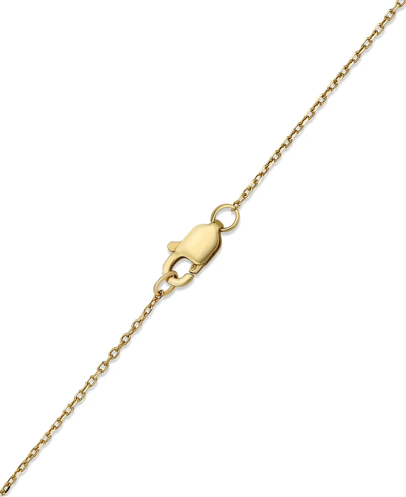 Diamond Graduated Bar Statement Necklace (1 ct. t.w.) in 14k Gold & White Gold, 16" + 2" extender