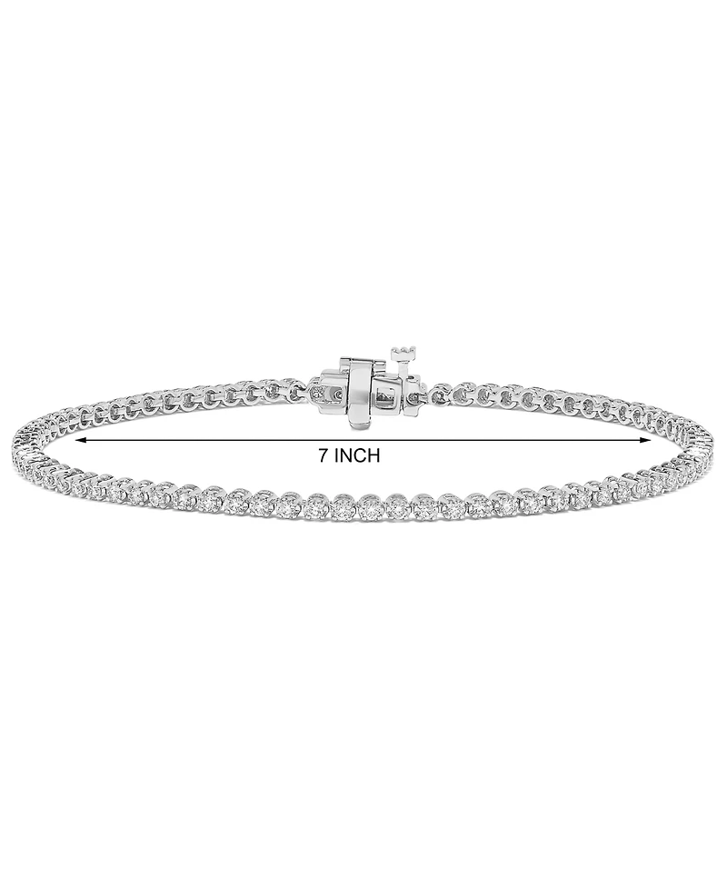 Diamond Tennis Bracelet (1 ct. t.w.) in 14k White or Yellow Gold