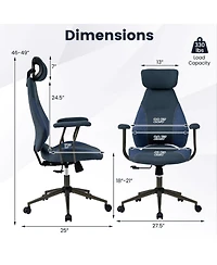 Gouun Ergonomic High-Back Office Chair with 2D Headrest and Rocking Backrest