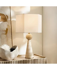 Z Gallerie Alviso Travertine Table Lamp