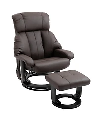 Boyel Living Massage Recliner Chair with Footstool 360degree(s) Swivel Manual Reclining Comfortable and Adjustable