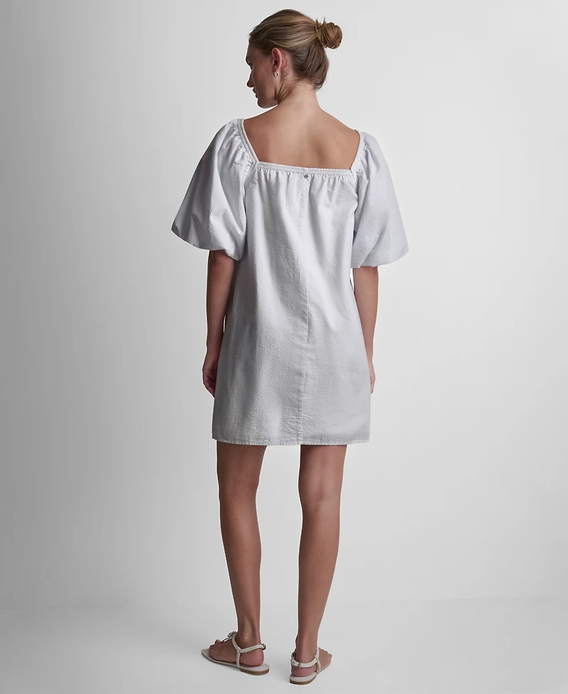 Dkny Jeans Women's Square Neck Mini Dress