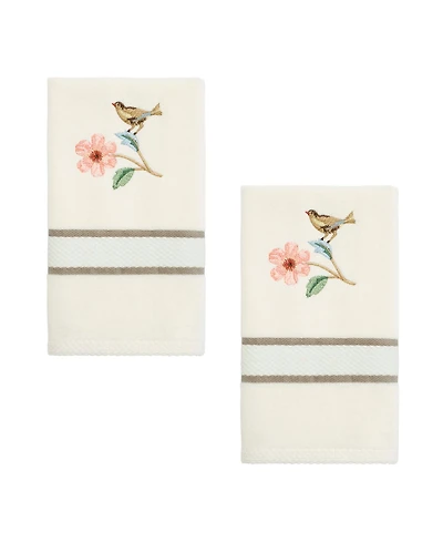 Avanti Pretty Birds 2-pack Fingertip Towel Set