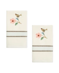 Avanti Pretty Birds 2-pack Fingertip Towel Set