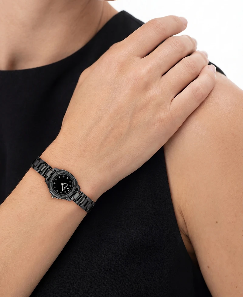 Coach Women's Kitt Black Ceramic Bracelet Watch, 21mm