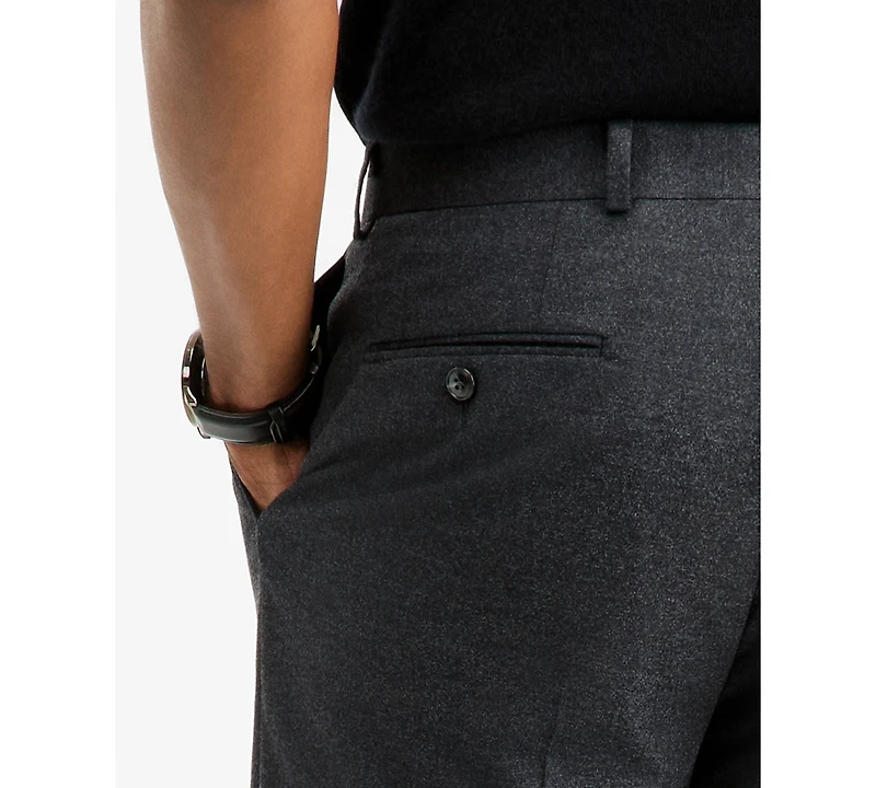 Michael Kors Men's Classic-Fit Flannel Solid Pants