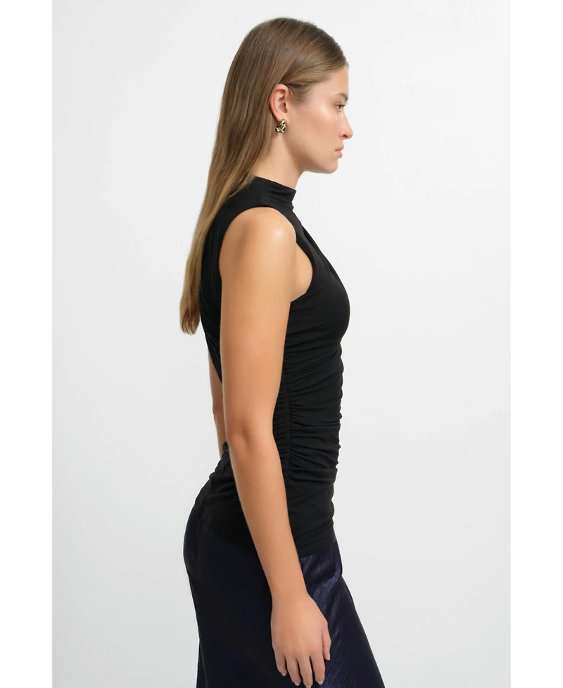 Marcella Women's funnel neckline Amila Top