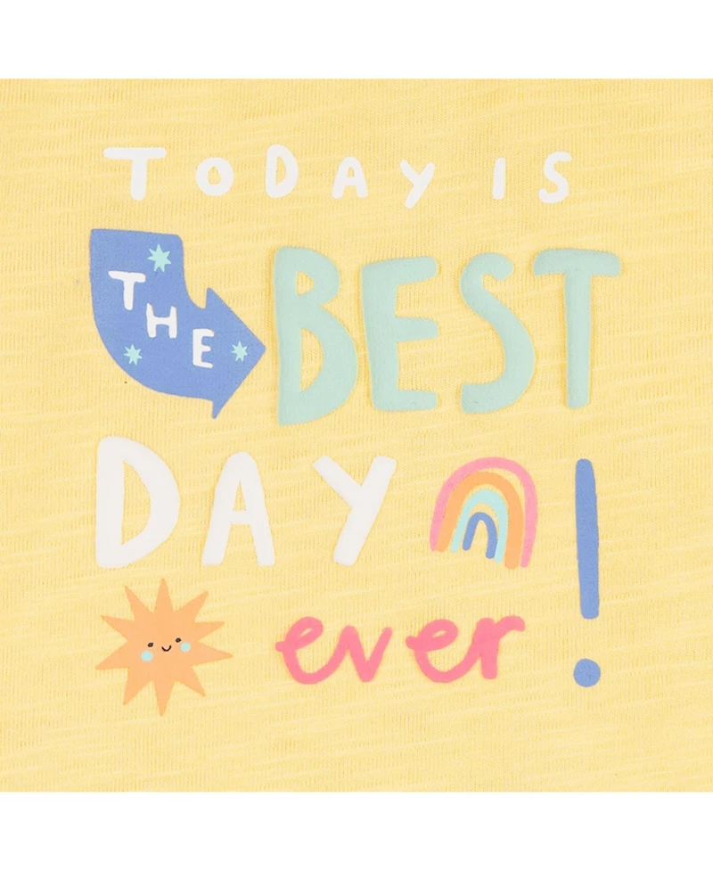 Gerber Baby Girls Short Sleeve T-Shirts, 3-Pack