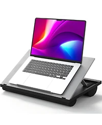 Gnuadz Laptop Stand Portable Adjustable 8 Angles Dual Cushion Bed Sofa Car Desk