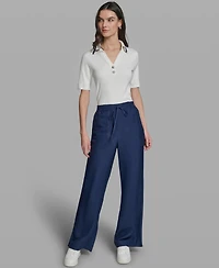 Karl Lagerfeld Paris Petite Pull-On Pants