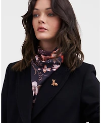 Fable England Resting Fawn Enamel Brooch