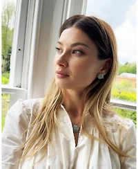 Fable England Enamel Hydrangea Necklace