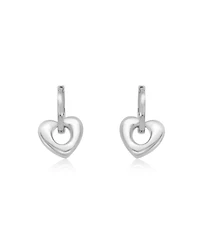The Lovery Heart Huggie Hoop Earrings