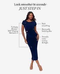Body by Miraclesuit Women's Pull-On Round Neck Dress