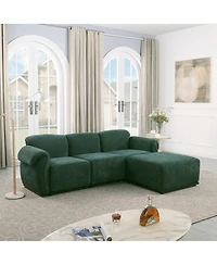 Streamdale Furniture Modular Chenille Sofa with Iron Frame 93 L