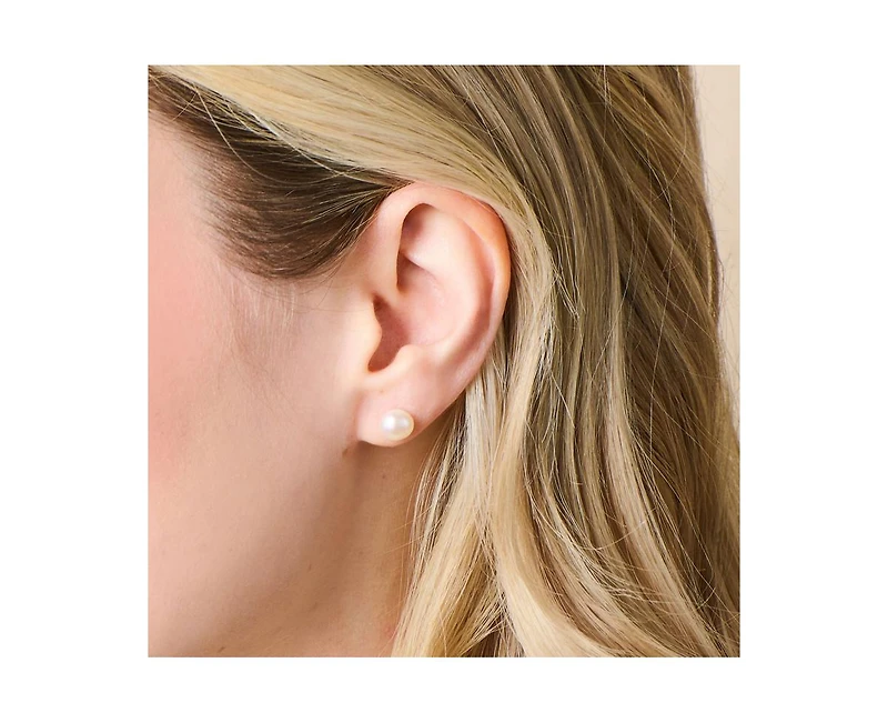 Little Sky Stone Frida Sterling Silver Pearl Studs