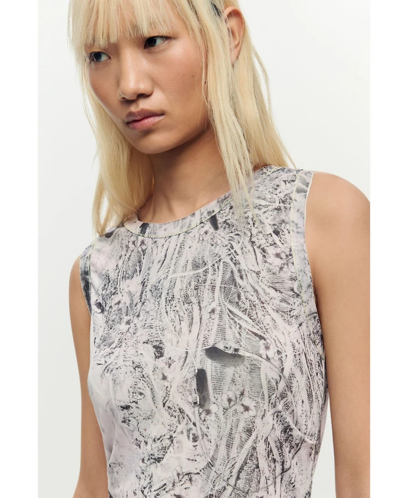 Desigual Women's Draped A-line dress