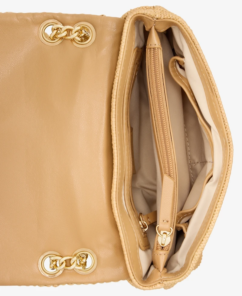 I.n.c. International Concepts Mini Ajae 3D Floral Straw Crossbody Handbag, Macy's Exclusive