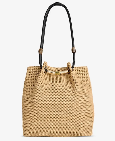 I.n.c. International Concepts Catalyna Straw Tote Handbag, Macy's Exclusive