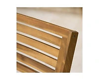 sumyeg Outdoor Hermosa Kd Wood Dining Chair With Cushions(Set of 2)