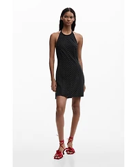 Desigual Women's Mini halter dress