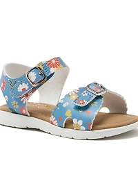 Lands' End Little Girls Easy On Scalloped Sandals