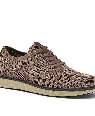 Lands' End Men's Knit Lace Up Derby Oxfords
