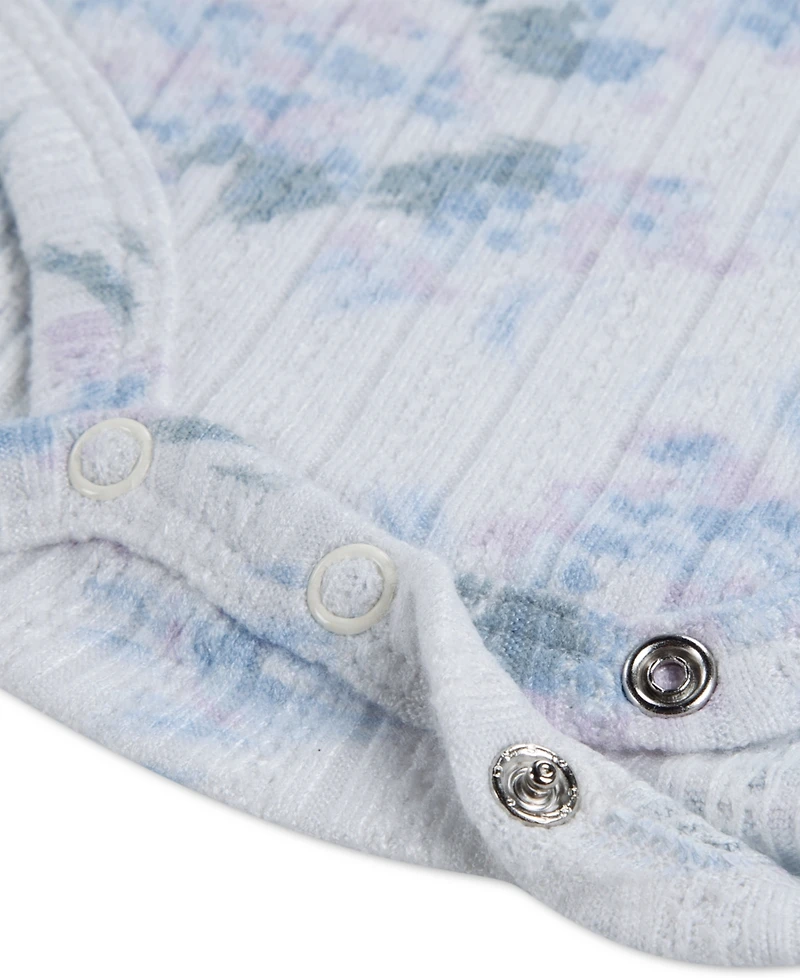 Abercrombie kids Baby Girls' Ruffle Henley Long-Sleeve Bodysuit