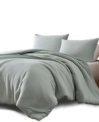 Riverbrook Home Warren Waffle 4-Pc. Comforter Cover Set