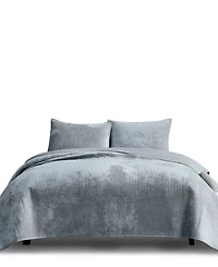 Riverbrook Home Reese Velvet 3-Pc. Coverlet Set