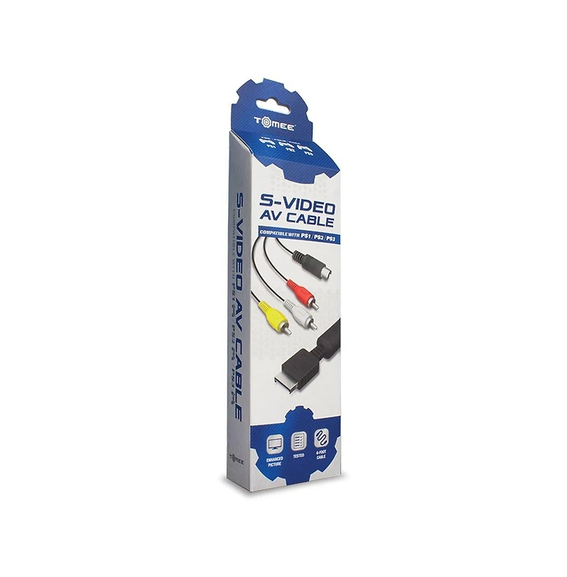 Hyperkin Tomee S-Video Av Cable for PS3/ PS2/ PlayStation