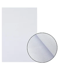 Gnuadz Aida Cloth 14 Count Cross Stitch Fabric White 12x18 Inch 6 Pack