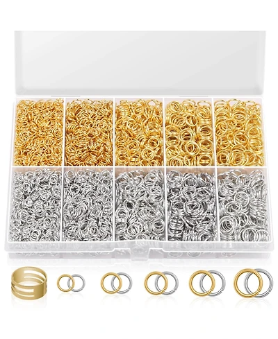Gnuadz 4600pcs Jump Rings Open Close Tools Jewelry Making Necklace Repair Kit