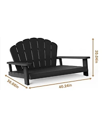 Decksplore Dog Bed,Waterproof and Washable Pet Bed, Durable Resin Comfort Design, Easy to Assemble Indestructible Bed(40.24 *30.08 *20.04)