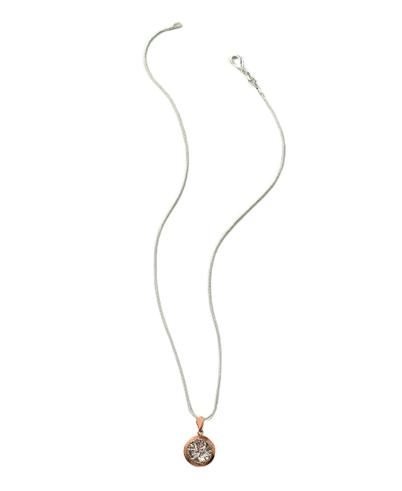 Uncommon Goods Bismuth Necklace Copper Plated Brass Bail