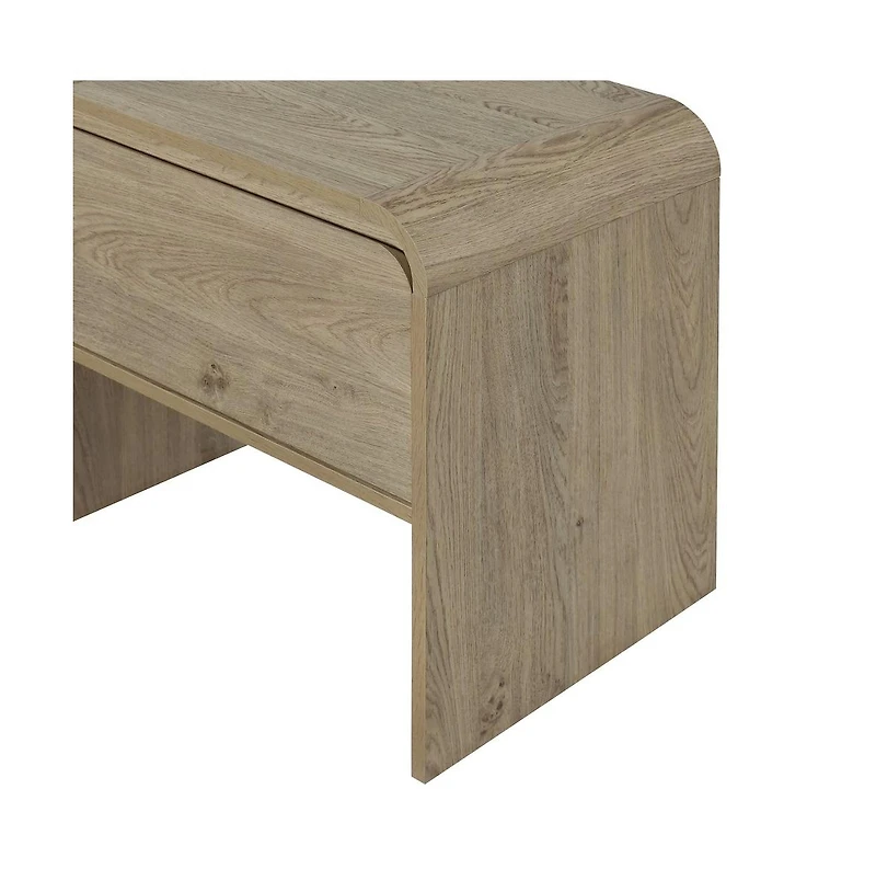 New Classic Furniture Mara 2-Piece Wood End Table/Bedside Table