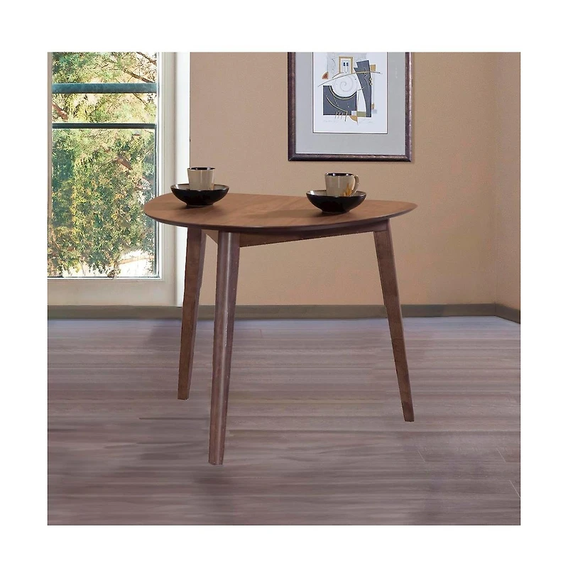 New Classic Furniture Furniture Oscar 32" Solid Wood Triangle Corner Table