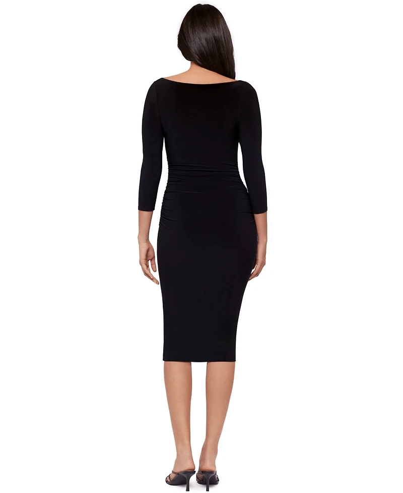 Body by Miraclesuit Women's Solid Rory Boat Neck Dress