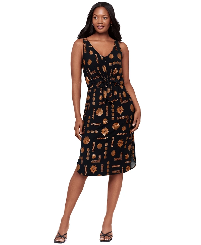Body by Miraclesuit Women's V-Neck Midi Dress