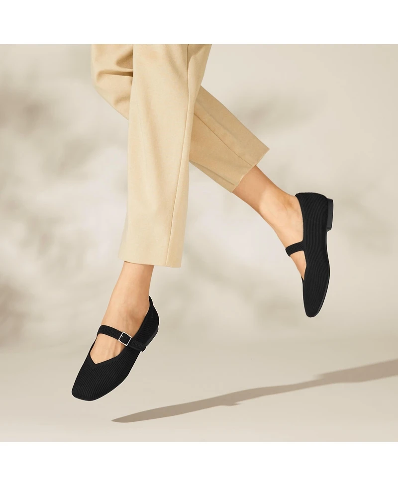Vivaia Women's Square-Toe Mary Janes Margot Jane