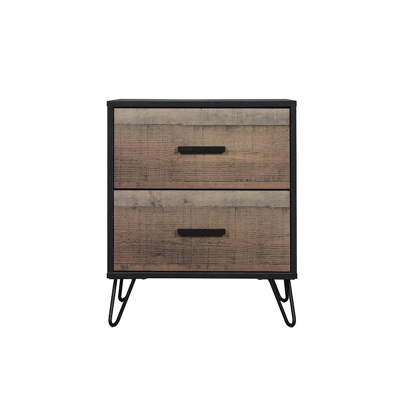 New Classic Furniture Elk River Nightstand- Rustic
