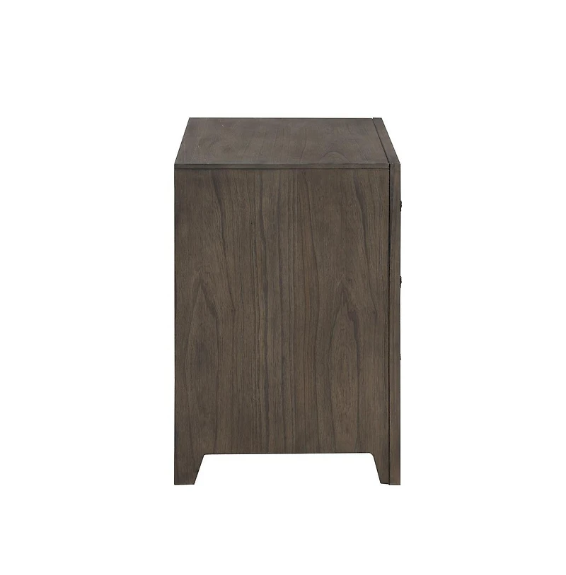 New Classic Furniture Landon Nightstand-Walnut