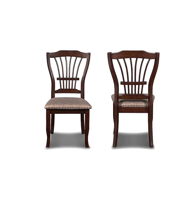 New Classic Furniture Bixby Wood Dining Chair in Espresso (Set of 4)