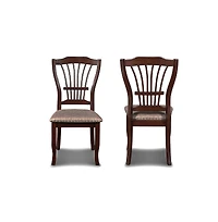 New Classic Furniture Bixby Wood Dining Chair in Espresso (Set of 4)