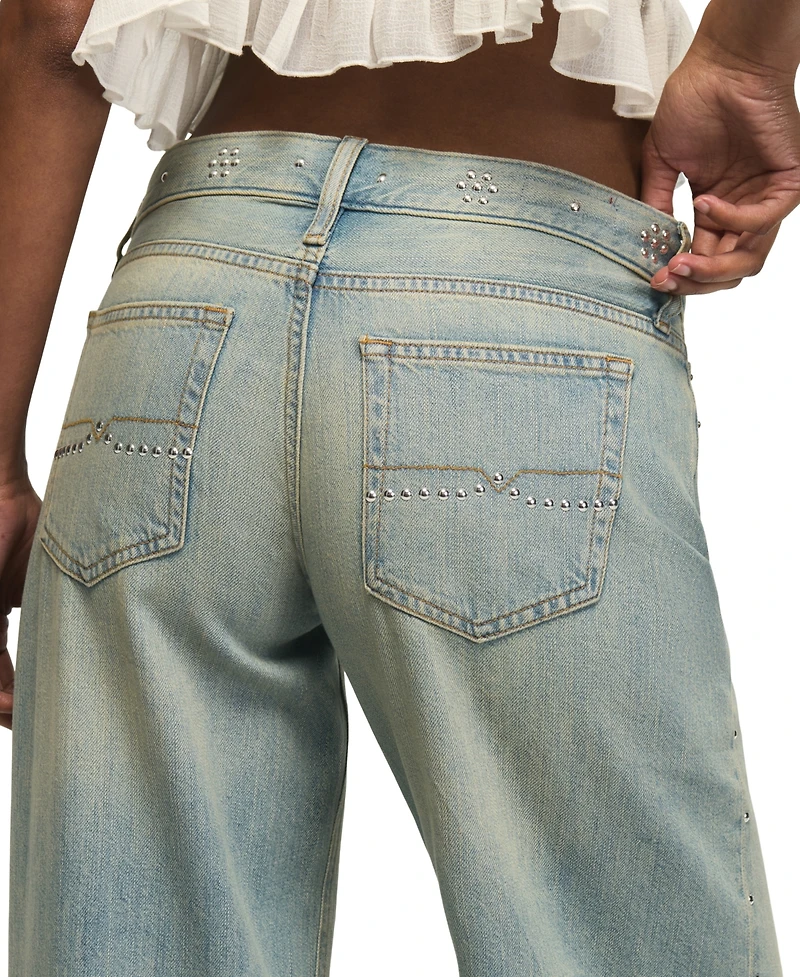 Lucky Brand Women's Super Low-Rise Wide-Leg Jeans