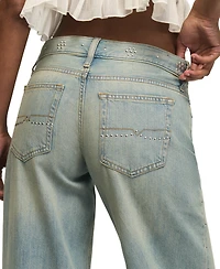 Lucky Brand Women's Super Low-Rise Wide-Leg Jeans